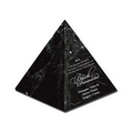 3" Pyramid Award - Black Zebra